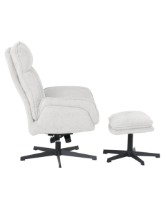 Кресло с табуретка ANDREA - шампанско 2