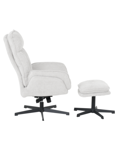 Кресло с табуретка ANDREA - шампанско