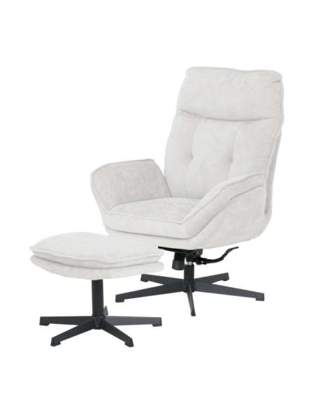 Кресло с табуретка ANDREA - шампанско