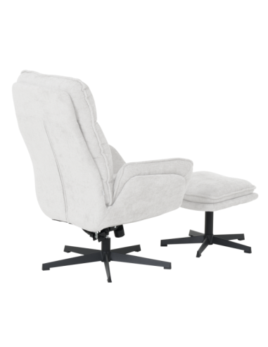 Кресло с табуретка ANDREA - шампанско