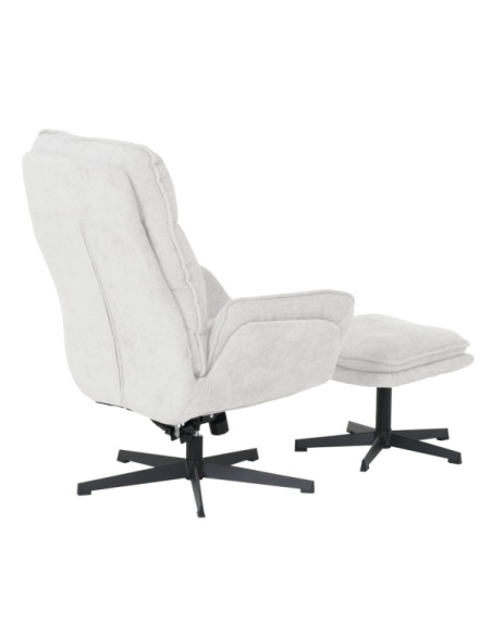 Кресло с табуретка ANDREA - шампанско