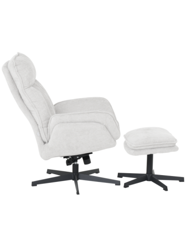 Кресло с табуретка ANDREA - шампанско