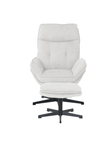 Кресло с табуретка ANDREA - шампанско