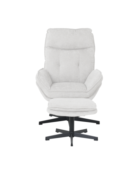 Кресло с табуретка ANDREA - шампанско