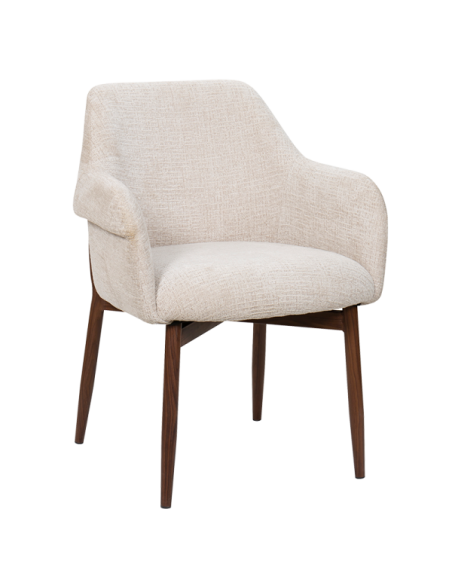 Трапезен стол BOLO - бежов 6 WAL