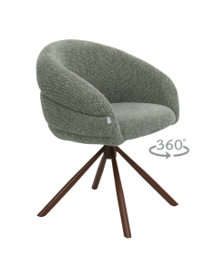 Трапезен стол NAMKA - светлозелен 7А WAL