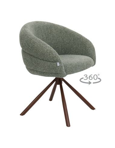 Трапезен стол NAMKA - светлозелен 7А WAL