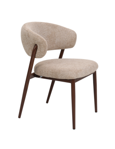 Трапезен стол OMA - кафяв 14 WAL