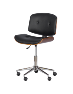 Работен офис стол Carmen 6403 - орех - черен 2