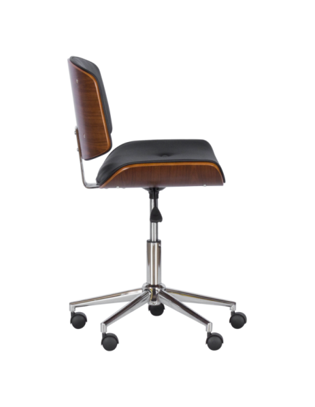 Работен офис стол Carmen 6403 - орех - черен