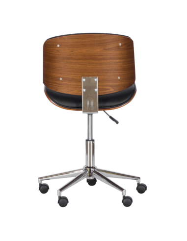 Работен офис стол Carmen 6403 - орех - черен