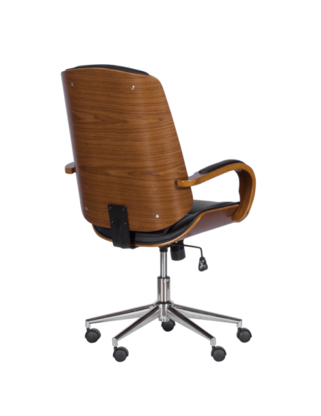 Президентски офис стол Carmen 6406 - орех-черен