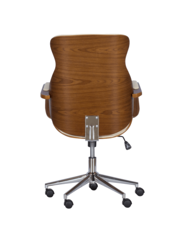 Президентски офис стол Carmen 6402 - орех-крем