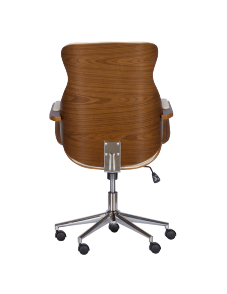 Президентски офис стол Carmen 6402 - орех-крем