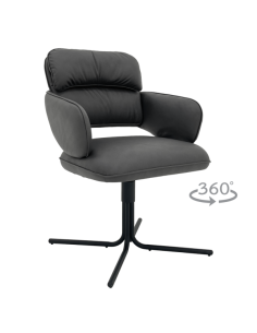 Трапезен стол RAKVERE - тъмносив 11