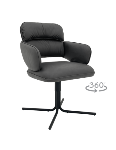 Трапезен стол RAKVERE - тъмносив 11