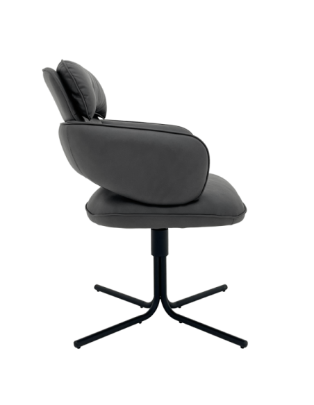 Трапезен стол RAKVERE - тъмносив 11