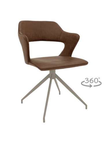 Трапезен стол RAPLA 1 - кафяв 16