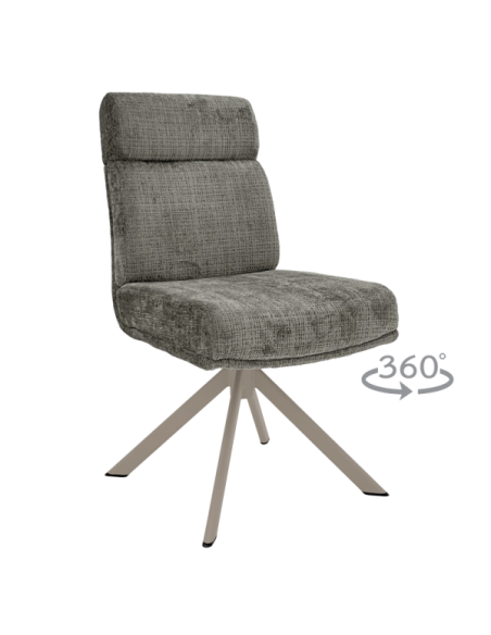 Трапезен стол TURI - графит 93