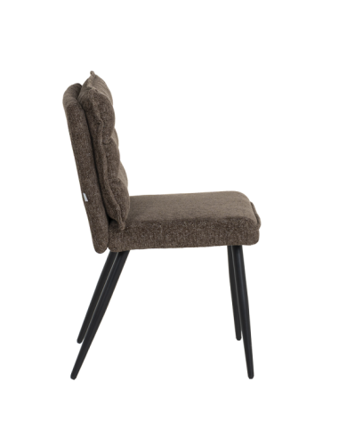 Трапезен стол IKSAN - тъмнокафяв R45