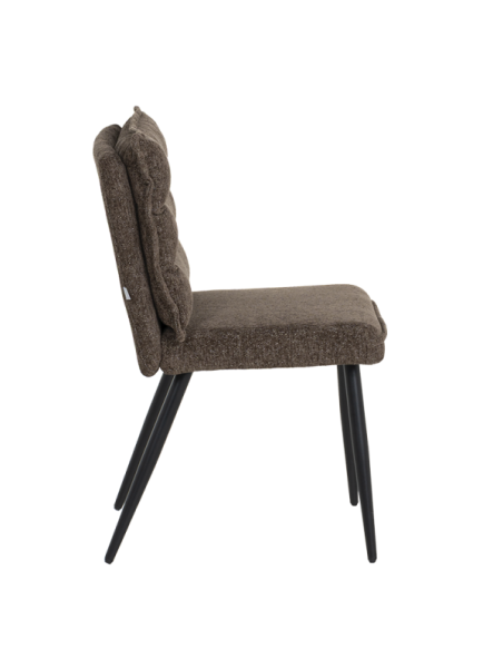 Трапезен стол IKSAN - тъмнокафяв R45