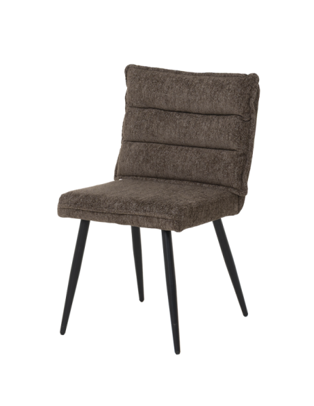 Трапезен стол IKSAN - тъмнокафяв R45