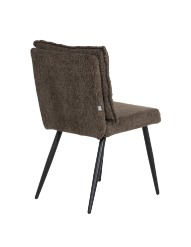 Трапезен стол IKSAN - тъмнокафяв R45