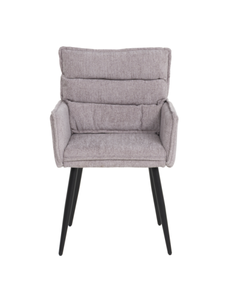 Трапезен стол с подлакътници IKSAN - бежов R91