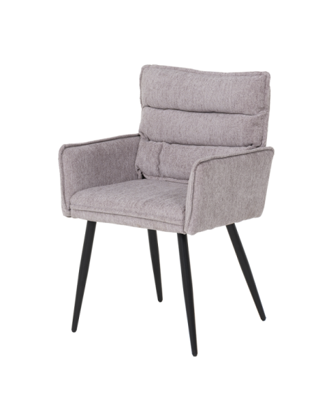 Трапезен стол с подлакътници IKSAN - бежов R91