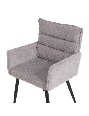 Трапезен стол с подлакътници IKSAN - бежов R91