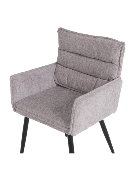 Трапезен стол с подлакътници IKSAN - бежов R91