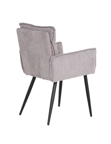 Трапезен стол с подлакътници IKSAN - бежов R91