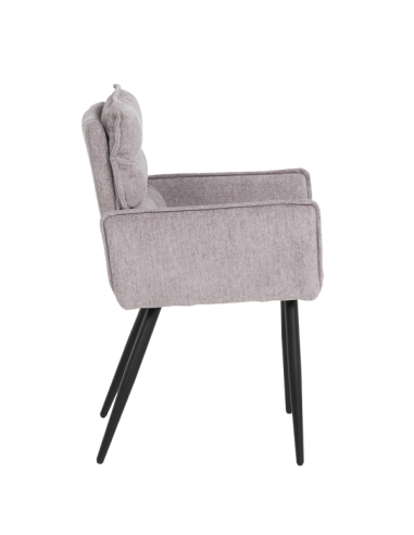 Трапезен стол с подлакътници IKSAN - бежов R91