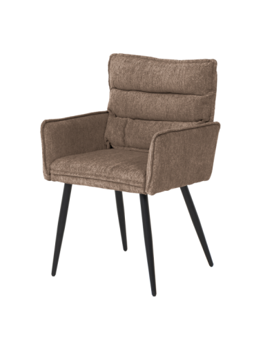 Трапезен стол с подлакътници IKSAN - кафяв R38