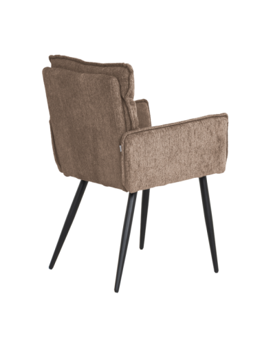 Трапезен стол с подлакътници IKSAN - кафяв R38