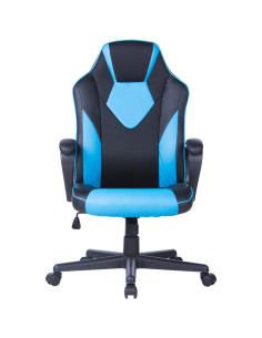 Геймърски стол STORM - синя еко кожа