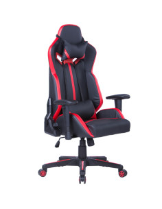 Геймърски стол ESCAPE - червена еко кожа