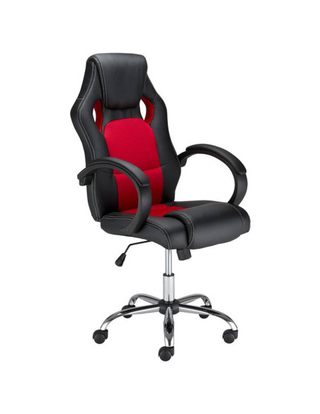 Геймърски стол Race Steel - Race Red