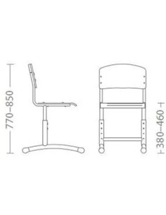 Регулируем ученически стол Tina Е-273 2