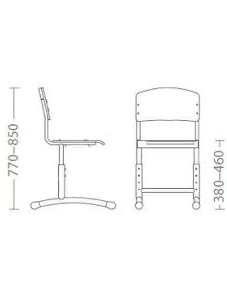 Регулируем ученически стол Tina Е-273
