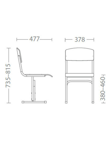 Регулируем ученически стол Tina E-274