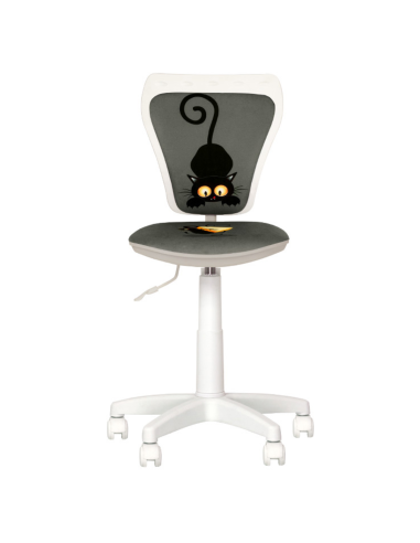 Ministyle White Cat and Mouse