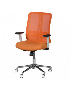 Президентски офис стол LORENA - оранжев 2