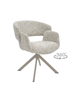 Трапезен стол VORU - бял 29