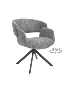 Трапезен стол VORU 8 - сив 44