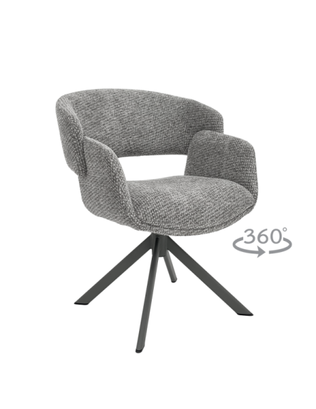 Трапезен стол VORU 8 - сив 44