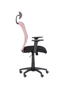 Президентски офис стол Carmen 7535 - розово - черен 2