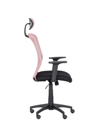 Президентски офис стол Carmen 7535 - розово - черен