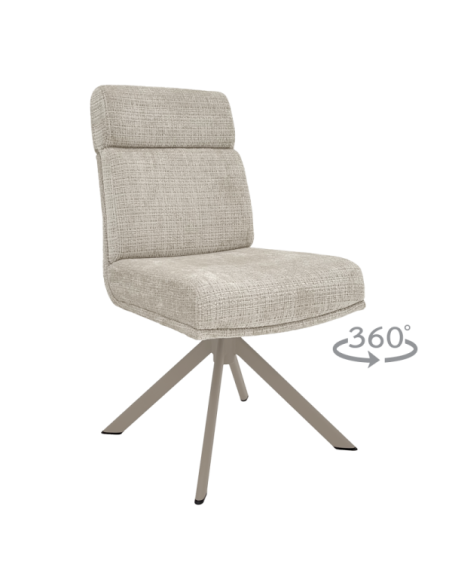 Трапезен стол TURI - крем 02