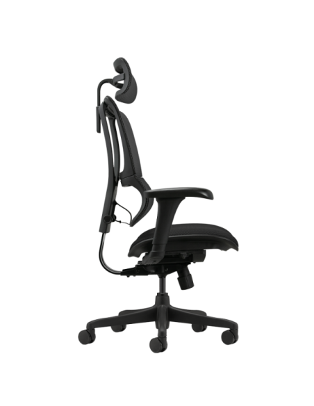 Ергономичен стол ERGOHUMAN IOO BUDGET 2 - черна рамка - черен